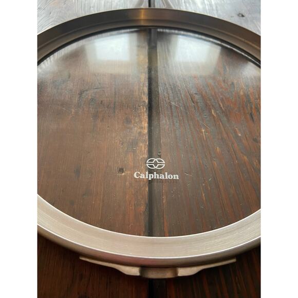 CALPHALON Premier Space-Saving Stainless Steel Glass Lid w/Long Handle - Picture 2 of 8